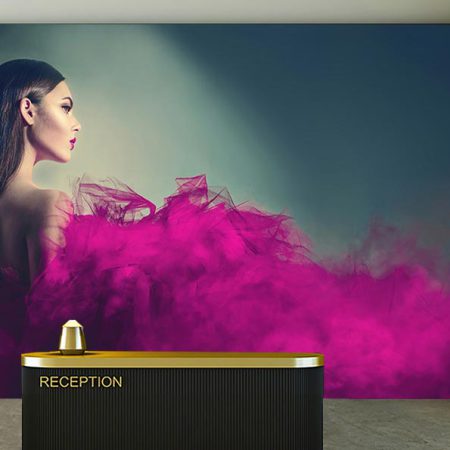 پوستر سه بعدی مزون طرح مدل عروس