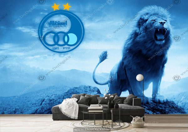 پوستر دیواری اتاق نوجوان پسر طرح تیم استقلال