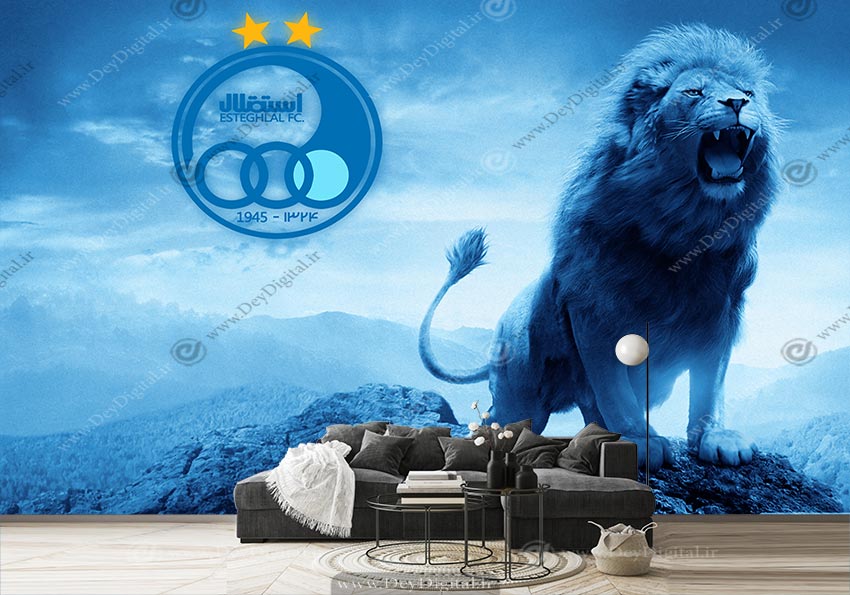 پوستر دیواری اتاق نوجوان پسر طرح تیم استقلال