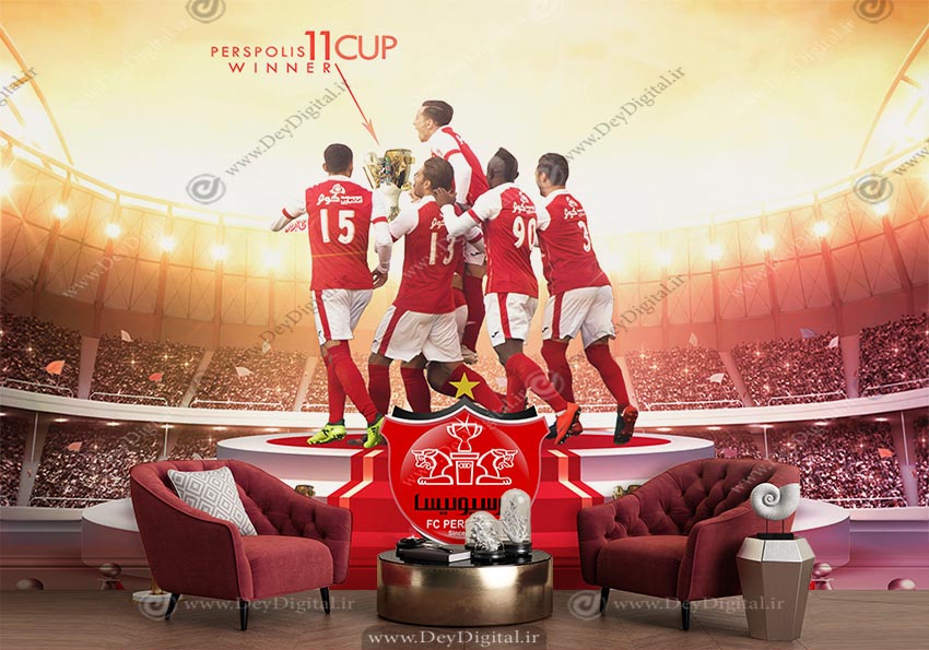 پوستر فوتبالی پرسپولیس