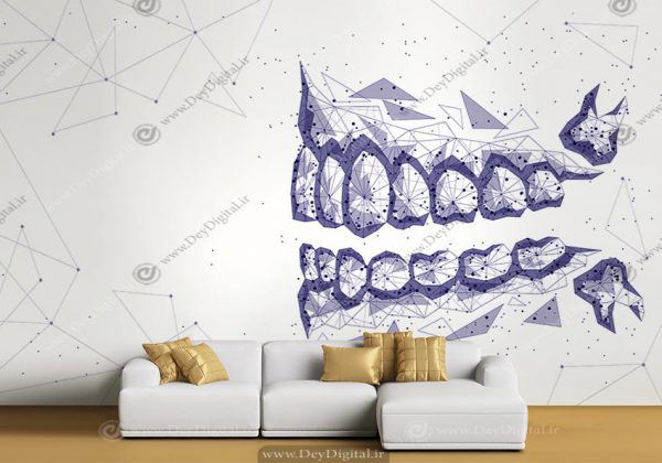 کاغذ دیواری سه بعدی دندانپزشکی