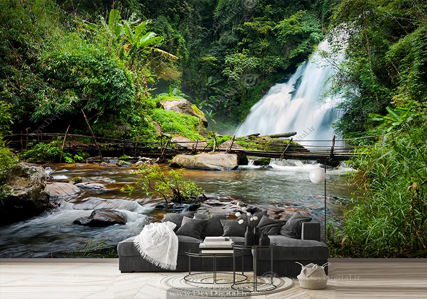 کاغذ دیواری سه بعدی منظره