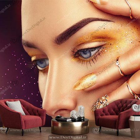 پوستر دیواری آرایشگاه زنانه نصویر مدل مخصوص ناخن