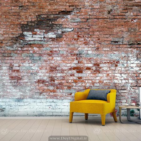 پوستر دیواری طرح دیوار آجری