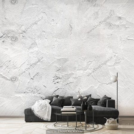 پوستر دیواری سه بعدی طرح دیوار سیمانی