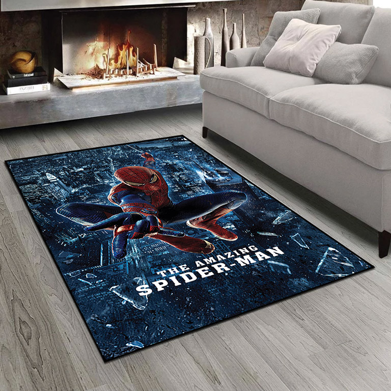 فرش چاپی طرح مرد عنکبوتی شگفت انگیز