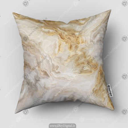 کوسن طرح سنگ طلایی رگه دار