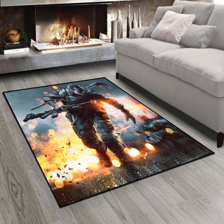 فرش چاپی طرحی از بازی کالاف دیوتی