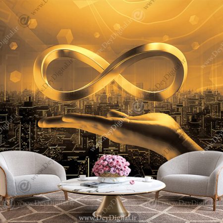 پوستر دیواری سه بعدی برای آموزشگاه ارز دیجیتال و متاورس