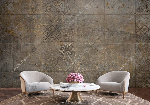 پوستر دیواری پتینه برای پذیرایی