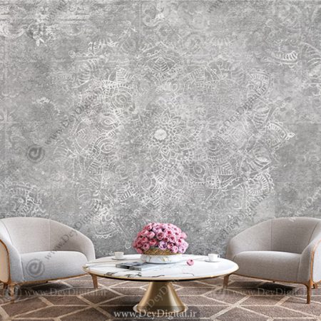 پوستر دیواری طرح پتینه با نقوش اسلیمی