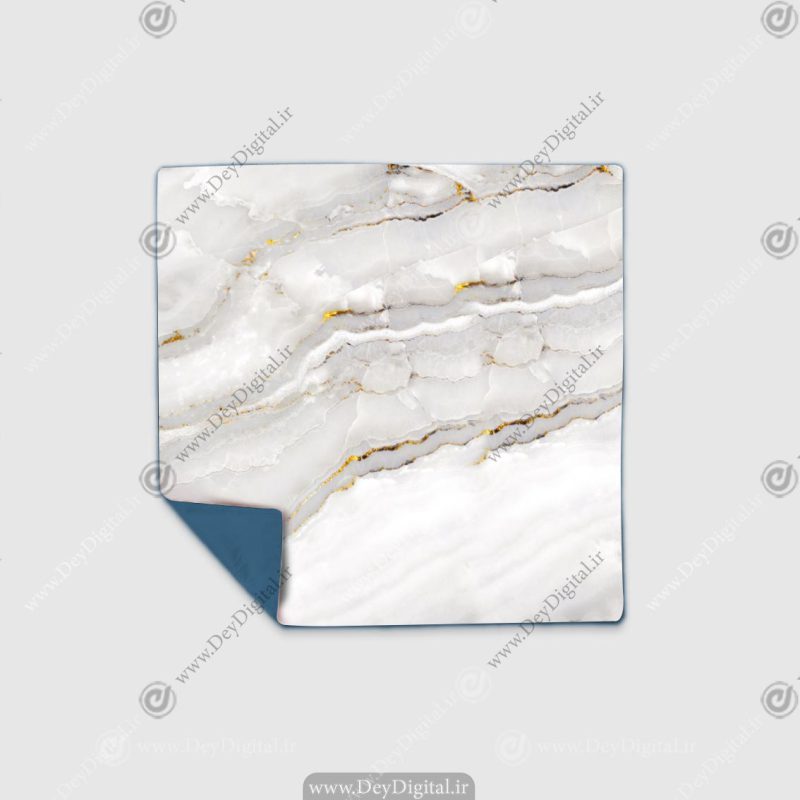 رومیزی طرح سنگ مرمر با رگه های طلایی
