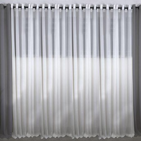 پرده اتاق خواب رنگ خاکستری