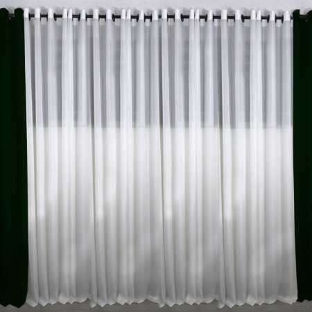 پرده ساده سبز لجنی