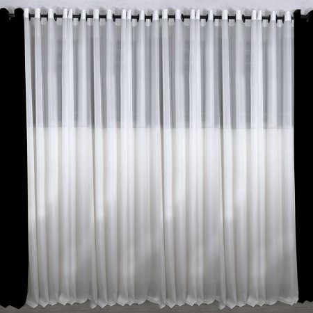 پرده پانچی مخمل رنگ مشکی
