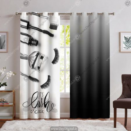 پرده پانچ طرح کاشت مژه