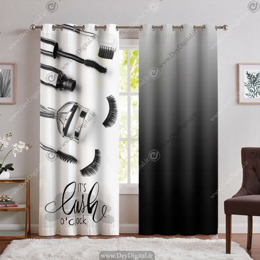 پرده پانچ طرح کاشت مژه