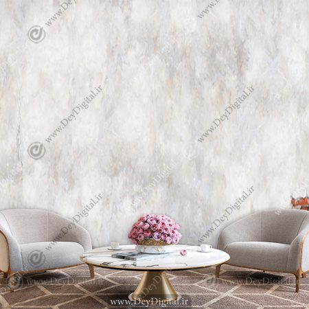 کاغذ دیواری سه بعدی طرح سنگ مرمر رنگ روشن
