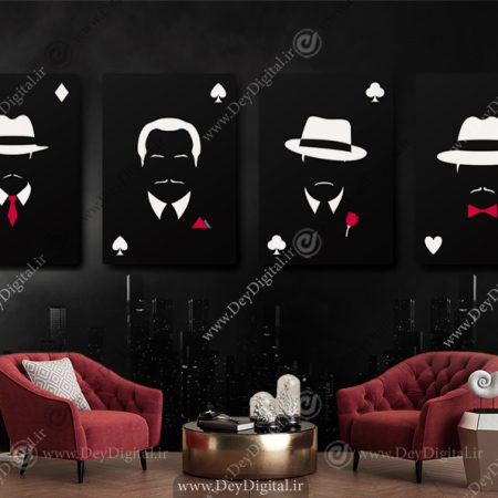 پوستر دیواری خفن برای اتاق بازی مافیا
