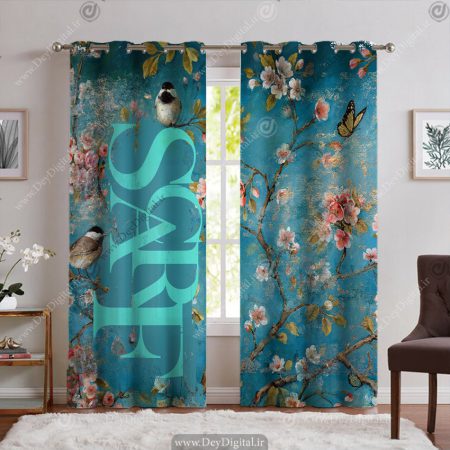 پرده پانچی برای مغازه روسری فروشی