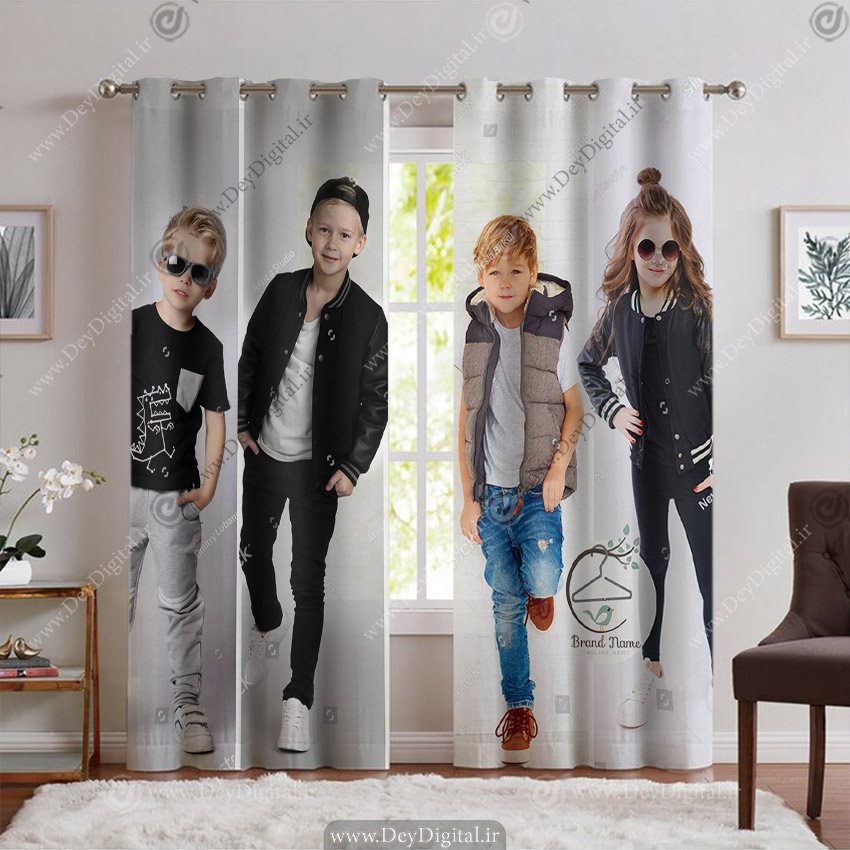 پرده پانچی برای بوتیک کودک PK-5797