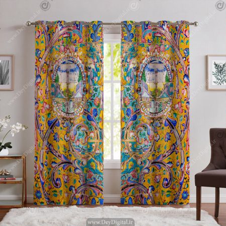 پرده سنتی کاشی کاری PK-6524