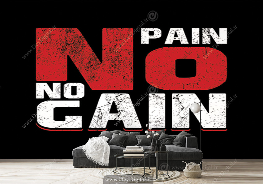 پوستر سه بعدی مشکی قرمز