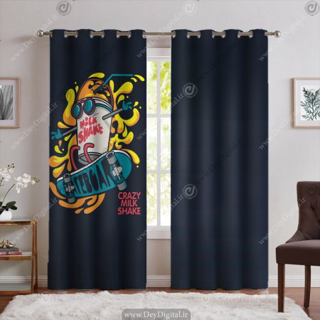 پرده چاپی برای کافه
