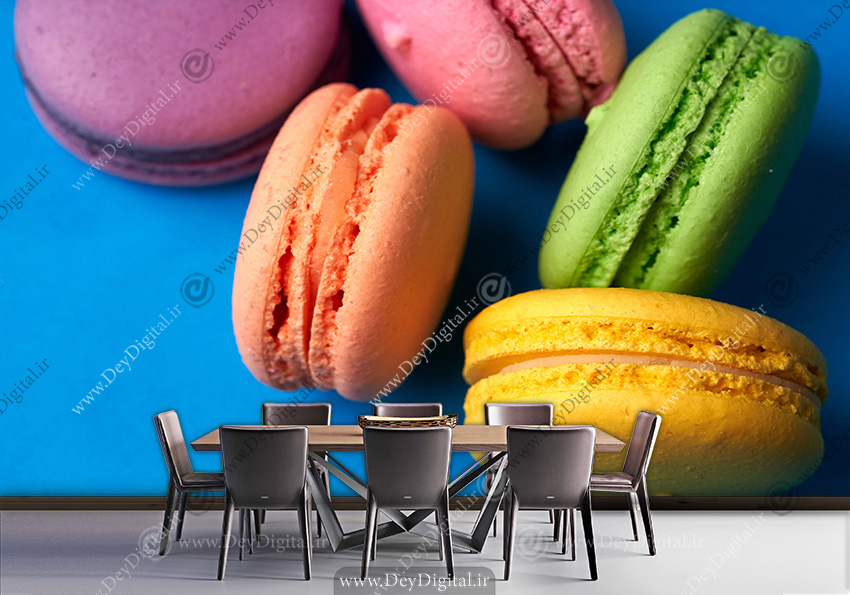 پوستر کاغذ دیواری سه بعدی برای شیرینی فروشی