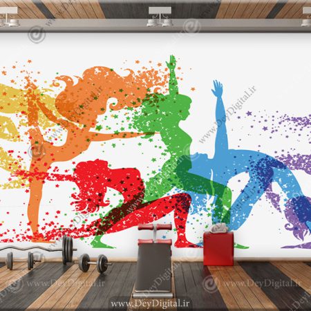 پوستر دیواری طرح بیوگا برای مجموعه ورزشی