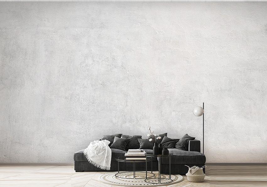 پوستر دیواری تکسچر ساده طوسی روشن