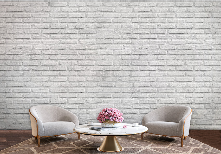 پوستر دیواری تکسچر آجری طوسی