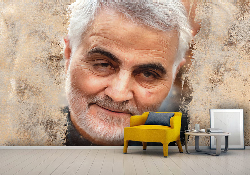 حرید پوستر دیواری سردار سلیمانی با کیفیت بالا