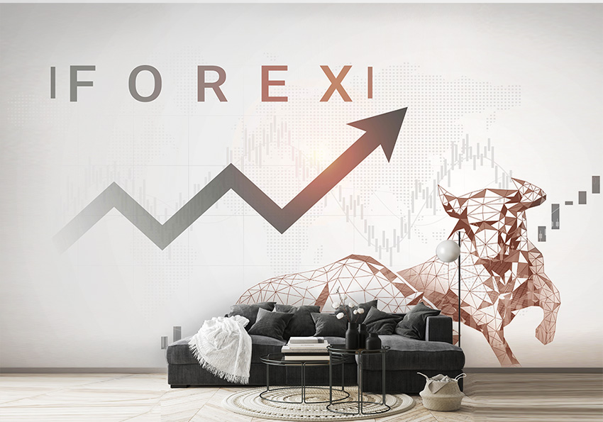 پوستر دیواری طرح بازار فارکس