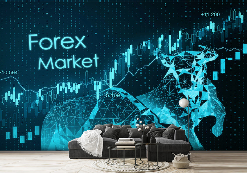 پوستر دیواری خفن برای بازار مالی فارکس