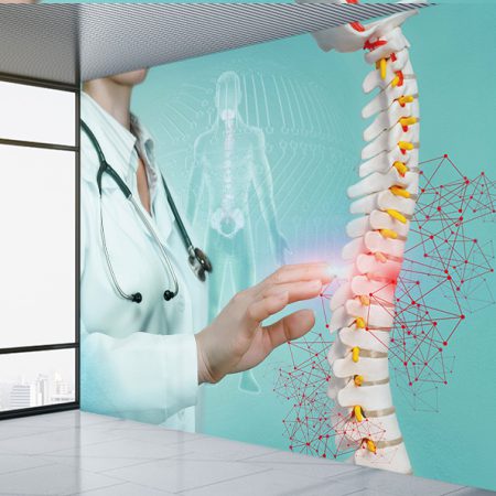 پوستر دیواری برای مطب دکتر ارتوپد طرح ستون فقرات