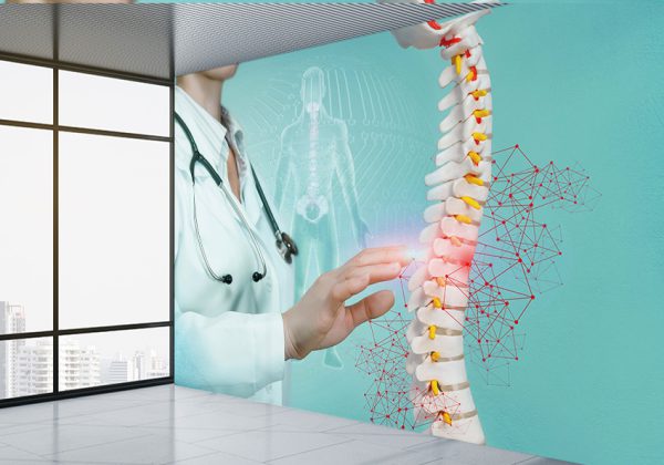 پوستر دیواری برای مطب دکتر ارتوپد طرح ستون فقرات