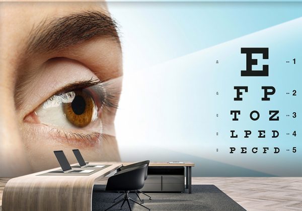 پوستر دیواری سه بعدی بری سنجش بینایی