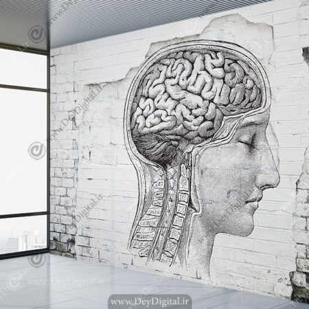 پوستر دیواری سه بعدی طرح نورولوژی