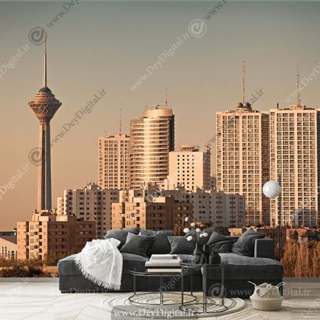 پوستر دیواری طرح شهر تهران