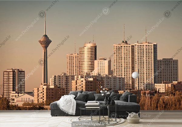 پوستر دیواری طرح شهر تهران