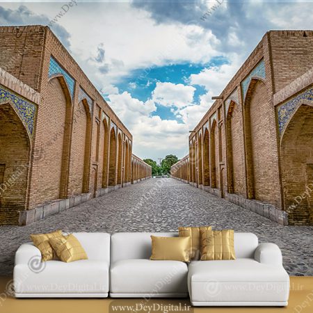 پوستر دیواری سه بعدی طرح بنای تاریخی اسلامی