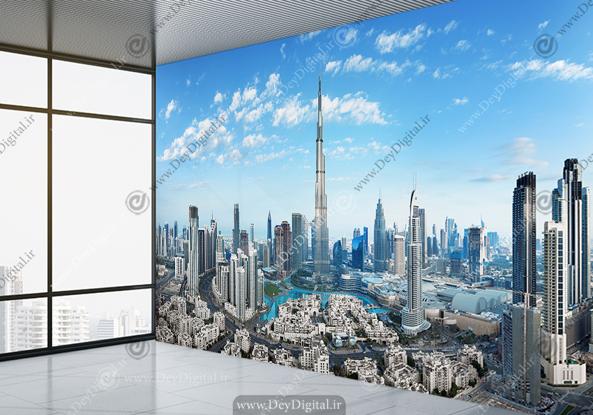 پوستر دیواری منظره شهر دبی