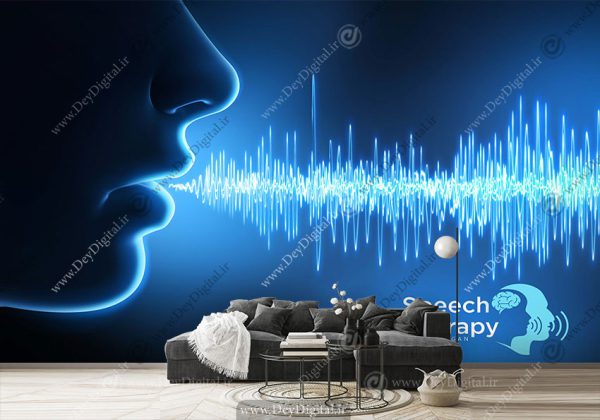 پوستر سه بعدی پزشکی متخصص گفتار و زبان