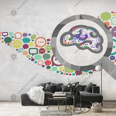 پوستر کاغذ دیواری برای کلینیک گفتار درمانی