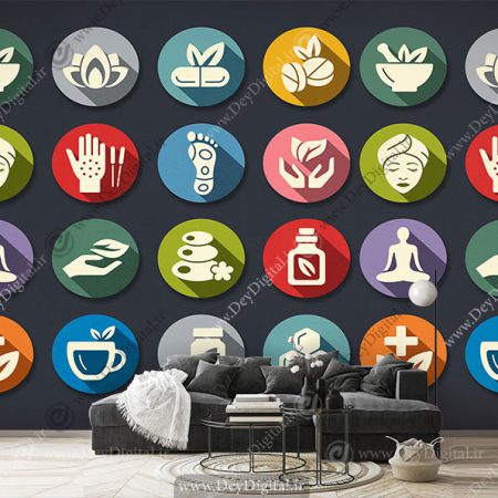 پوستر دیواری مرکز ماساژ درمانی
