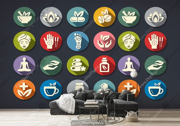پوستر دیواری مرکز ماساژ درمانی