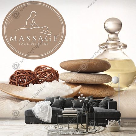 طرح پوستر دیواری برای کلینیک ماساژ