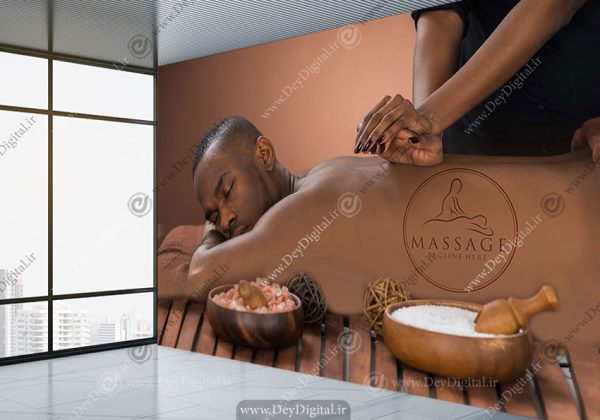 پوستر دیواری سه بعدی برای مرکز ماساژ درمانی