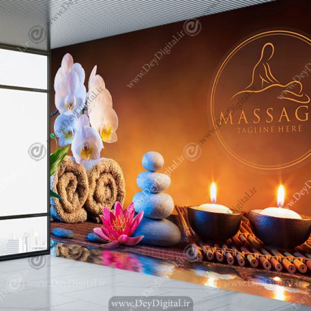پوستر دیواری طرح ماساژ درمانی